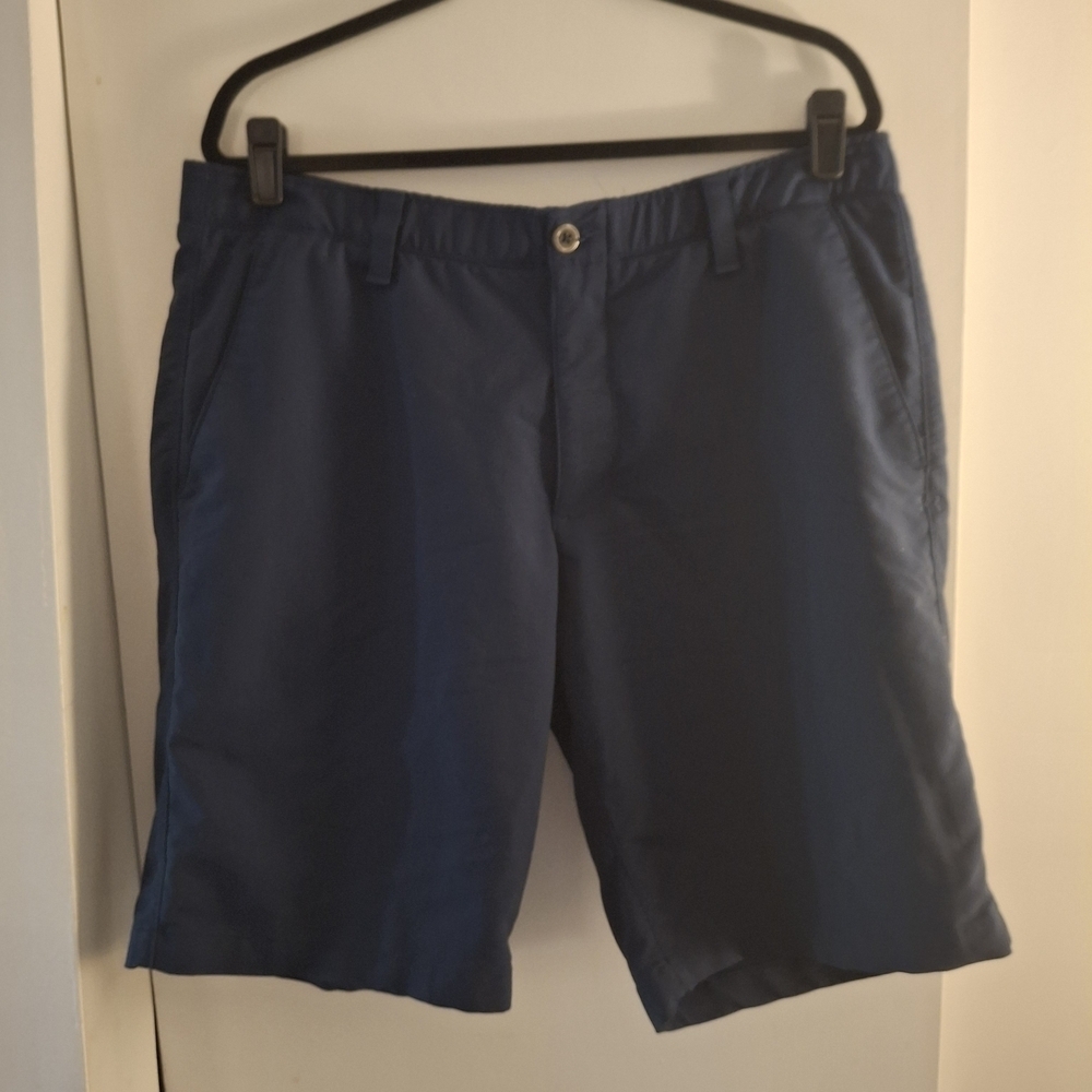 Under Armour Men's Navy Flat Front Shorts